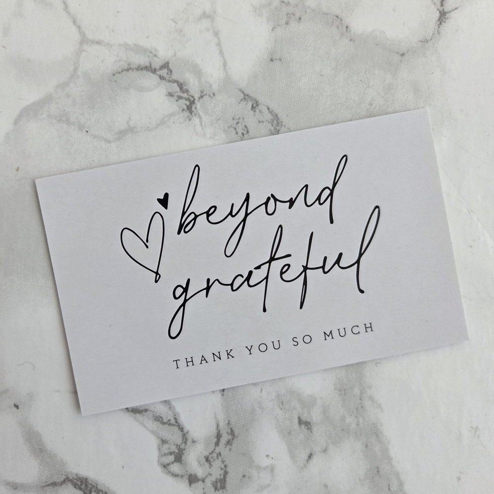 60  Thank you cards